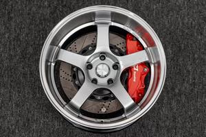 חישוקי גלגלים מסגסוגת יציקה, חישוקי אלומיניום בעלי חמישה חישורים לרכב נוסעים עבור 300ZX 350Z 370Z R32 R33 R34 GT-R - Product Image 5