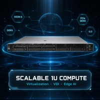Serveur en rack DL320 Gen11 1U Intel Xeon Scalable 60 cœurs DDR5 2 To PCIe Gen5 Longueur : 86 caractères