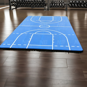 Tapis de gymnastique gonflable en PVC personnalisé pour terrains de basketball extérieurs et usage en salle de sport - Tapis de gymnastique gonflable DWF imperméable pour la gymnastique - Product Image 4