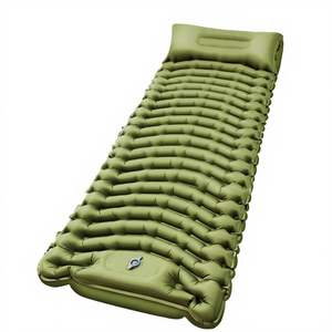 Colchoneta Inflable Ultraligera Impermeable con Almohada Integrada, Bomba de Pie, Revestimiento de TPU, Ergonómica, Compacta para Senderismo y Camping - Product Image 1