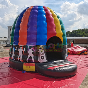 Commercial grade outdoor pvc bounce house <b>inflatable</b> disco party dome bouncy castle for kids - Product Image 5