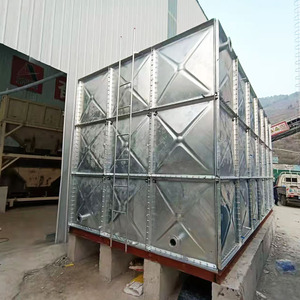Réservoir d'<span class=keywords><strong>eau</strong></span> pour lutte contre les incendies en acier galvanisé assemblé en panneaux, capacité 30 mètres cubes, prix usine, 220V, Tengxing - Product Image 2