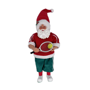 ของตกแต่งบ้านรูปซานตาคลอสถือธงชาติอเมริกัน ขนาด 30 ซม. ของตกแต่งคริสต์มาสเซรามิกทันสมัย ขายส่งจากโรงงาน - Product Image 3