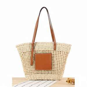 Sac de plage floral fait main en gros, sacs bohèmes colorés en patchwork avec volants, sac matelassé en coton - Product Image 1