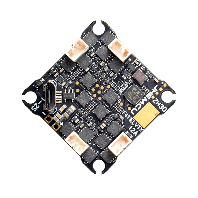 JHEMCU F411ELVTX F Elrs AIO FPV Drone Flight Controller FC ESC Stack FXB
