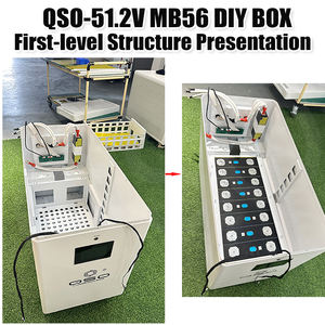 QSO 빈 Mb56 DIY 박스 키트 휠 32kwh Caja 51.2V 48V 16S MB 56 560AH Mb56 628Ah EVE Lifepo4 셀 리튬 배터리 케이스 랙 - Product Image 5
