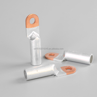 Connecteurs de transition bimétalliques plats pour câbles, en cuivre et aluminium (Cu Al), extrémités soudées par friction