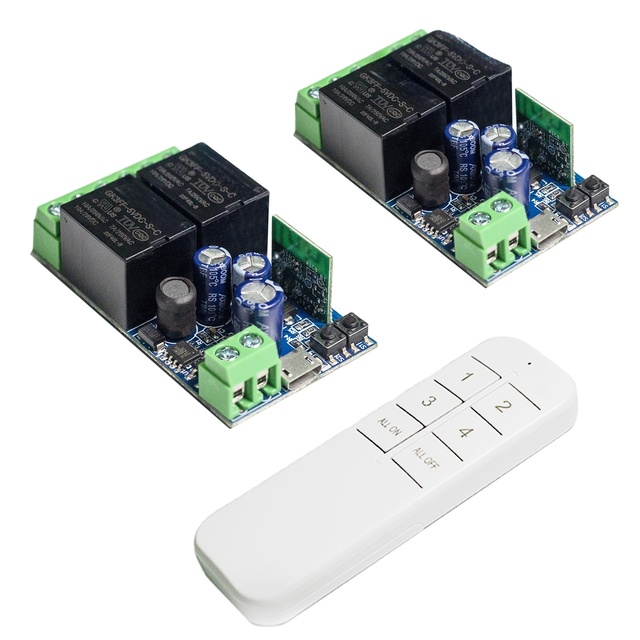 EWelink EasyLink WiFi Smart Switch 2CH Two way Circuit Breaker USB5V DC7V 12V 24V 48V