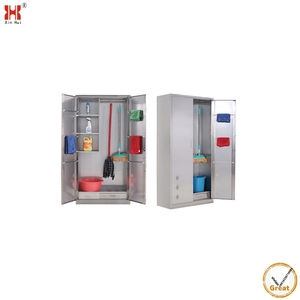 <span class=keywords><strong>Armoire</strong></span> de rangement pour <span class=keywords><strong>balai</strong></span> et serpillière à deux portes A1 - Product Image 6