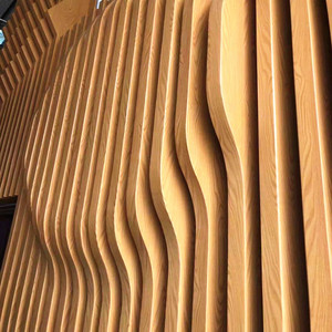 Panel de aluminio con imitación de veta de madera, universal para paredes interiores y exteriores. - Product Image 3