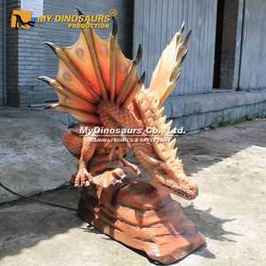 <span class=keywords><strong>MY</strong></span> DINO Mechanical Flying <span class=keywords><strong>Life</strong></span> Size <span class=keywords><strong>Robot</strong></span> Dragon Estatua - Product Image 3