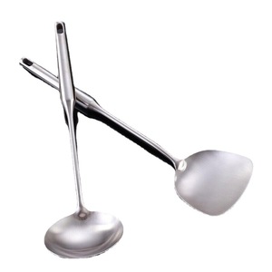Germany Stainless Steel Soup Ladle And Spatula Set <b>Kitchen</b> Utensils Anti Scalding Household Cooking Tools - Product Image 3