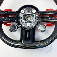 Volant en fibre de carbone LED pour Mercedes Benz AMG Classe S W221 W116 W126 W140 W220 W222 W223 Cla C117 250 200 C118