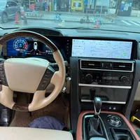 Système multimédia pour voiture avec double écran, Carplay Android pour Infiniti QX80, navigation GPS, autoradio, compteur kilométrique numérique