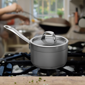 Pentola in alluminio da 1,5 litri con beccuccio per versare, per cucinare - Product Image 3