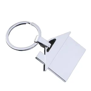 New Design Wholesale Customized Waist Hanging Key Ring House Keychain Metal Key Chain