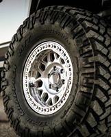 Jantes Fonyee 17x9 en aluminium Beadlock 0-50mm ET, moulées, concaves, chromées, 6x139.7, neuves pour la course de dragster