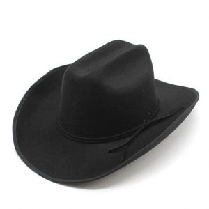 Sombreros Fedora Baratos al por Mayor, Sombrero de Vaquero Mexicano de Fieltro de Lana, Poliéster y Algodón para Hombre - Product Image 4