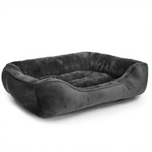 Cama Rectangular para Mascotas, Suave, Transpirable, Lavable, Duradera, con Pelo Suave, Antideslizante, Grande, Cálida para Otoño e Invierno, Relajante para Perros y Gatos - Product Image 4