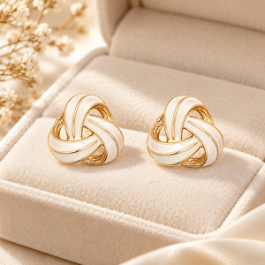 Orecchini a Nastro per Donne, Design a Fiocco Fluido, Accessori per Orecchie da Indossare Quotidianamente - Product Image 5