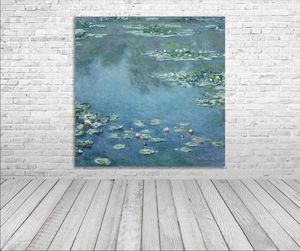 Fait sur mesure peint à la main célèbre nénuphars <span class=keywords><strong>Monet</strong></span> <span class=keywords><strong>Claude</strong></span> peinture à l'huile Reproduction pour la maison salon mur Art décor - Product Image 3