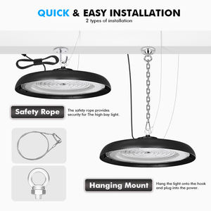 Highbay 3cct Ip65อุตสาหกรรม100W 150W 200W สามารถสลับได้และ0-10V หรี่แสงได้สูงเบย์ไลท์โรงงานในร่ม - Product Image 5