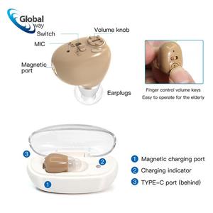 Great-ears China Hot audifonos para sordos recargable Venta caliente pequeños médicos en el oído audífonos para ancianos sordos - Product Image 3