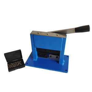 آلة إحكام غلق معجون الأسنان ، آلة غلق ذيل أنبوب تلميع الأحذية ، سطح طاولة يدوي من الألومنيوم ، مع مشفر - Product Image 3