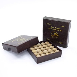 Puntali per Stecca da Biliardo Hercules in Pelle Laminata di <span class=keywords><strong>Prima</strong></span> Qualità 10/11/12/13mm Portatili per Pool e Snooker - Product Image 5
