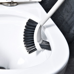 Toilet <b>Brush</b> Curved Head Plastic Eco Friendly For Toilet Cleaning - Product Image 1