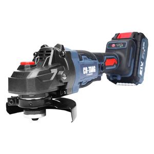 מטחנה זוויתית אלחוטית ללא פחמים, דרגה תעשייתית, סוללת ליתיום 2000mAh, 10000 סל\\\"ד, 50/60 הרץ, מטחנה רב תכליתית לליטוש - Product Image 5