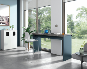Mesa Alta de Diseño Moderno y Alta Calidad para Área de Descanso de Oficina, Mesa Alta para Espacio de Trabajo - Product Image 1