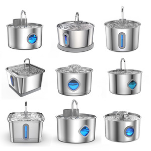 Bebedero <span class=keywords><strong>para</strong></span> Mascotas de Acero Inoxidable de 3.2L, con Alimentación USB/CA, Estilo Pista, Dispensador Automático de Agua Inteligente <span class=keywords><strong>para</strong></span> <span class=keywords><strong>Perros</strong></span>, Superventas - Product Image 6