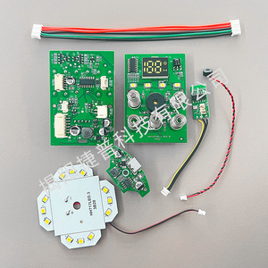 Placa de Circuito PCBA para Ventilador de Piso Jabil Technology HH719, Módulo de Voz, Teclado Táctil, Pantalla Digital - Product Image 1