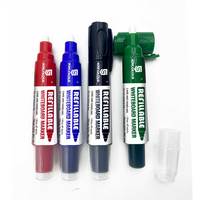 Marqueurs pour tableau blanc HB HB-B1110, grand format, à base d'huile, rechargeables, pour le bureau et l'école, avec emballage en boîte de couleur