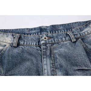 กางเกงยีนส์ทรงหลวมขาบานสไตล์วินเทจ ลุคสตรีทแวร์ ฮิปฮอป ลำลอง สำหรับผู้ชาย - Product Image 3