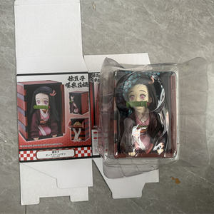 Figuras de Demon Slayer Kamado Nezuko de 22CM, modelo de caja de palomitas de maíz, muñeca, figura de Anime de PVC, estatua, decoración de Manga, juguetes de regalo - Product Image 3