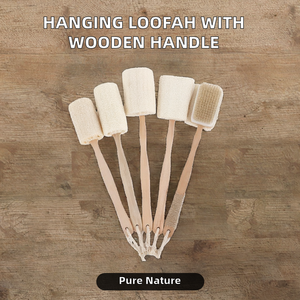 创意悬挂式长形全天然丝瓜体厨房餐具清洁工具不粘油刷海绵沐浴海绵 - Product Image 3