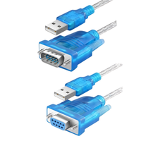 Câble adaptateur convertisseur USB 2.0 vers série DB9 RS232 9 broches mâle