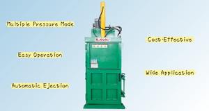 Presse à balles verticale hydraulique à haute efficacité commerciale pour les petites et moyennes entreprises et les stations de recyclage des déchets - Product Image 2
