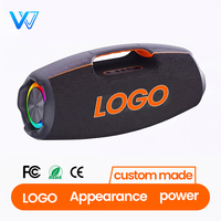Haut-parleur portable sans fil 130W personnalisable, étanche IPX4, avec lumières RGB, haute puissance pour ordinateur et extérieur