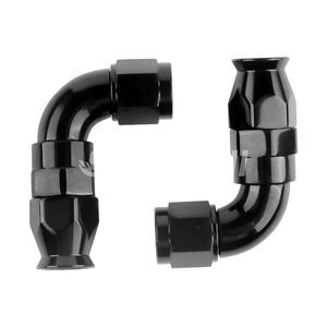 Extremo de manguera de PTFE de aluminio SUMEICHI 4AN 6AN 8AN 10AN12AN recto 180 grados 90 grados 45 grados - Product Image 1