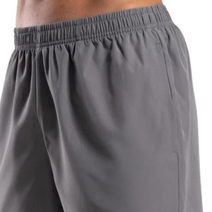 Shorts de sport gris pour homme, séchage rapide, performance optimale, avec poches latérales, légers, pour la course, la gym et le fitness - Product Image 6