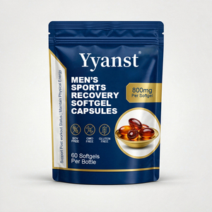 Men Sports Recovery Softgel Capsules 800mg 60pcs Support <b>Post</b>‑Workout Recovery Maintain Physical Energy OEM Factory Supply - Product Image 1