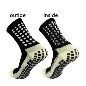 2023 nouveaux hommes femmes Double face adhésif sport Football chaussettes Silicone antidérapant poignée cyclisme sport Football chaussettes - Product Image 6