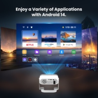 Projecteur de poche mini Android 14 natif 720p avec WiFi sans fil 5G et fonction de mise en miroir d'écran pour téléphone – Vente en gros usine