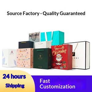 ถุงกระดาษคราฟท์หูบิดเกลียว สำหรับบรรจุของขวัญปีใหม่ ปรับแต่งได้ ย่อยสลายได้ ใช้สำหรับใส่ขนม/กาแฟแบบนำกลับบ้าน เวินโจว เจ้อเจียง - Product Image 2