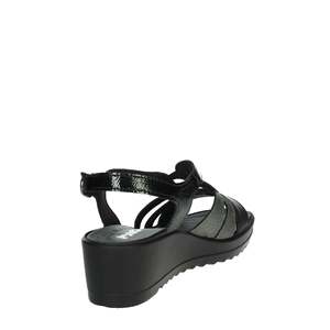 Sandales compensées pour femme 757530 Blanc Beige Plateforme Confort Style Été - Product Image 3