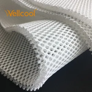 Professional 8mm, 12mm thickness 3d mesh spacer fabric for 3d breathable cooling mattress and pillow