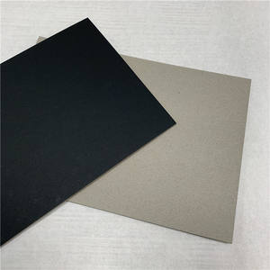 Carton gris recyclé 600-1500 g/m², surface noire, 70*100 cm, carton noir avec dos gris - Product Image 2